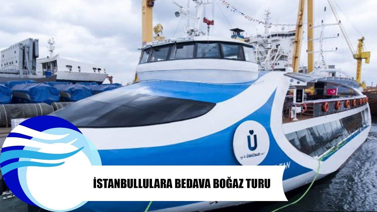 İstanbul’da ücretsiz boğaz turu